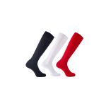 3Pairs S-tune Football Socks Plain Color One Size (5-14) Years