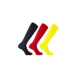 3Pairs S-tune Football Socks Plain Color One Size (5-14) Years