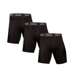 3pcs Mens Bamboo Trunk Antibacterial And Moisture Wicking Boxer