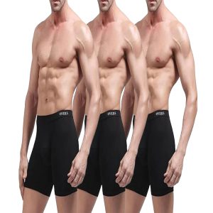 3pcs Mens Boxer Breathable Soft And Anti Wear Leg Boxer