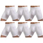 Men's Aoelemence BoxerBriefs, Breathable Soft and anti wear leg Boxer 6pcs Pack