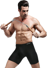 Overs Mens Boxer Brief Soft And Strechable Antiwear Leg Boxers. XL-10XL - Image 2