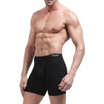 Men's Boxer Briefs, Breathable Soft And Anti Wear Leg Boxers