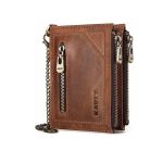 Genuine Leather Wallet With RFID Wallet-Bifold Leather Wallet