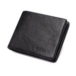 Genuine Leather With RFID Blocking Slim Bifold Wallet For Men