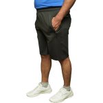 Men's Plain Black Sports Shorts For Adults With Strechables