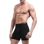 Overs Mens Boxer Brief Soft And Strechable Antiwear Leg Boxers