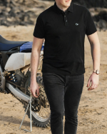 OVERS Plain H/S Jumbo Size Dri Fit Polo T Shirts (3XL-6XL) - Image 4