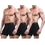 3pcs Overs Mens Boxer Soft And Strechable Antiwear Leg Boxers