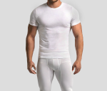 10pcs Men's White R/N Cotton Innerwear Smooth And Breathable - Image 7
