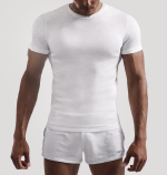 3pcs Men's White R/N Cotton Innerwear Smooth And Breathable - Image 5