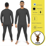Men's Thermal Set For Winter Warm Round Neck Underware Set - Image 15