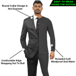 Men's Thermal Set For Winter Warm Round Neck Underware Set - Image 8