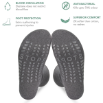 3Pairs Diabetic Socks, Non-Binding Cotton Crew Diabetic Socks - Image 5