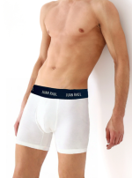 OVERS 3Pcs Multi Pack Men's White Bamboo Boxer Trunks - Image 6