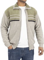 Men's Full Zip Sweaters Casual L/Sleeve Lightweight Jackets - Image 6