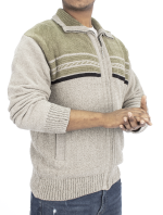 Men's Full Zip Sweaters Casual L/Sleeve Lightweight Jackets - Image 5