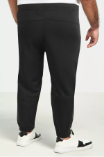 No.9.7 OVERS Mens Plus Size Sports Plain Black Color Track Pant - Image 4