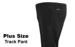 No.9.7 OVERS Mens Plus Size Sports Plain Black Color Track Pant - Image 3