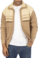Men's Full Zip Sweaters Casual L/Sleeve Lightweight Jackets - Image 11