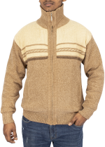Men's Full Zip Sweaters Casual L/Sleeve Lightweight Jackets - Image 10
