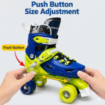 Quad Roller Skates Adjustable Size For Beginners With Complete Set - Image 9