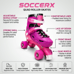 Quad Roller Skates Adjustable Size For Beginners With Complete Set - Image 9