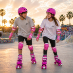 Quad Roller Skates Adjustable Size For Beginners With Complete Set - Image 3