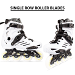 MultI LED Professional Inline Skates Shoes With Multicolored LED Wheels - Image 6