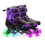 LED Professional Inline Skates Shoes With LED Lights Wheels - Image 6