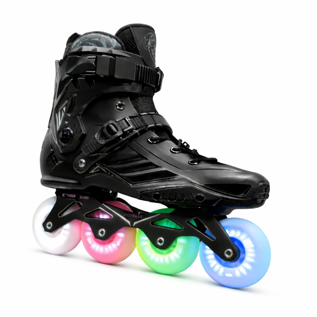 OVES LED Skates Shoes 1 LED Professional Inline Skates Shoes With LED Lights Wheels. (36-46) - Image 1