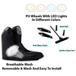 LED Professional Inline Skates Shoes With LED Lights Wheels - Image 6