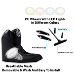 LED Professional Inline Skates Shoes With LED Lights Wheels - Image 7