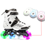 LED Professional Inline Skates Shoes With LED Lights Wheels - Image 6