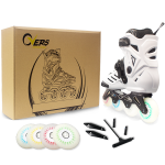 LED Professional Inline Skates Shoes With LED Lights Wheels - Image 8