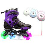 LED Professional Inline Skates Shoes With LED Lights Wheels - Image 4