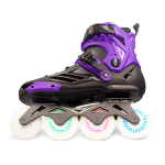 LED Professional Inline Skates Shoes With LED Lights Wheels - Image 3