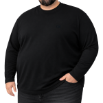 No.1 OVERS Men's Plus Size Cotton L/Sleeve R/Neck T-Shirts (XL-10XL)