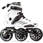 3 Wheels White Professional Inline Skates Shoes 110mm Wheels Size