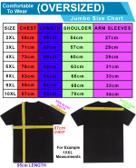 No.4 Overs Men’s Plus Size Cotton Short Sleeve T-Shirts (XL-10XL) - Image 3