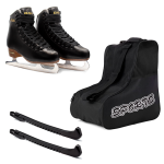 BAUD Ladies Figure Ice Skates Full Set with Blade Cover and Skate Bag