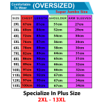 No.5 Overs Men’s Plus Size Cotton S/S Non-Stich T-Shirts (XL-13XL) - Image 3