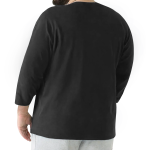 No.1 OVERS Men's Plus Size Cotton L/Sleeve R/Neck T-Shirts (XL-10XL) - Image 6