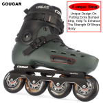 Cougar Green Professional Inline Skates For Adults Urban Style Skates Shoes - Image 4