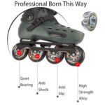 Cougar Green Professional Inline Skates For Adults Urban Style Skates Shoes. (39-44) - Image 5