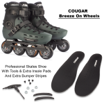 Cougar Green Professional Inline Skates For Adults Urban Style Skates Shoes - Image 6