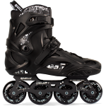Full Black Professional Inline Skates For Adults Urban Style Skates Shoes