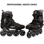 Full Black Professional Inline Skates For Adults Urban Style Skates Shoes - Image 5