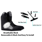 Full Black Professional Inline Skates For Adults Urban Style Skates Shoes - Image 3