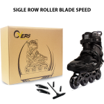 Full Black Professional Inline Skates For Adults Urban Style Skates Shoes - Image 6